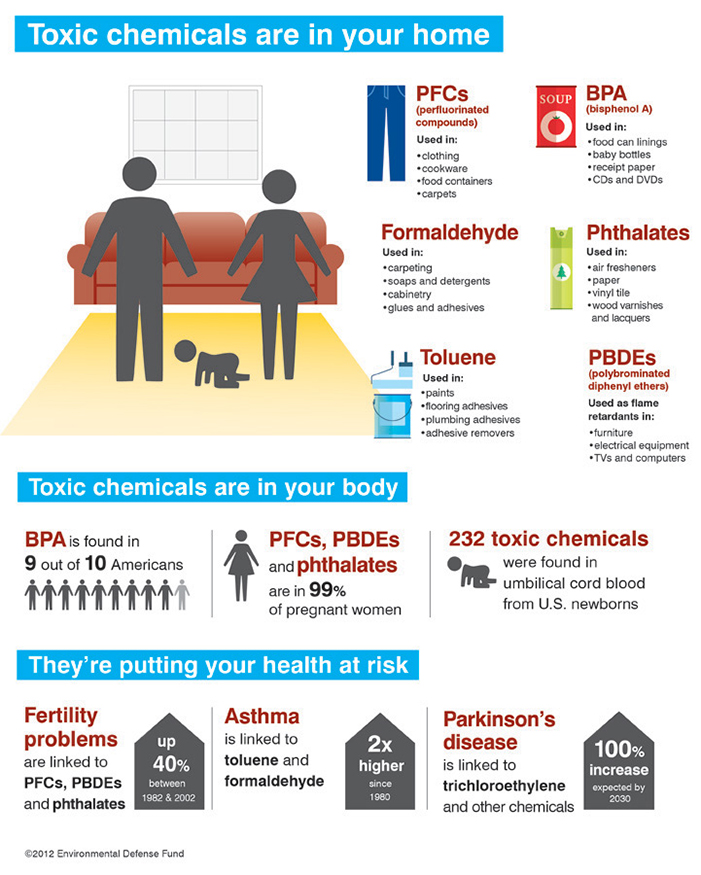 Infographic: Toxic chemicals are in your home and you