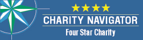Four star Charity Navigator rating Four star Charity Navigator rating