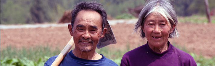 Local farmers in Guangyuan city, Sichuan Province participating in the Precise F Local farmers in Guangyuan city, Sichuan Province participating in the Precise F