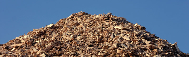 Wood chip pile Wood chip pile