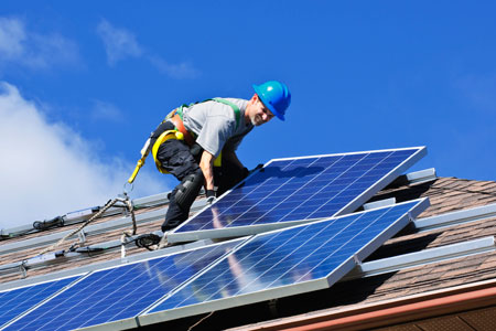 Solar panel installation Solar panel installation