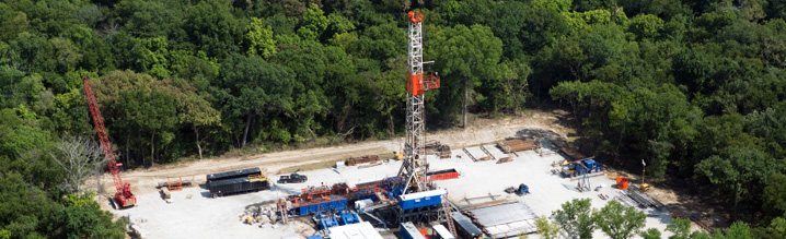 Barnett Shale drilling in North Central Texas.