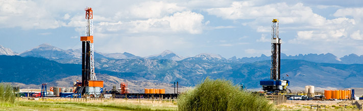 Drill site in Wyoming Drill site in Wyoming