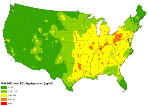 Power Plant-Attributed Mercury Deposition in 2016 with the Mercury Rule in Place Power Plant-Attributed Mercury Deposition in 2016 with the Mercury Rule in Place