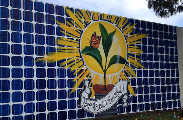 Clean energy future mural Clean energy future mural