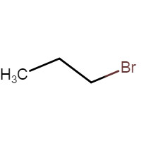1-bromopropane molecule