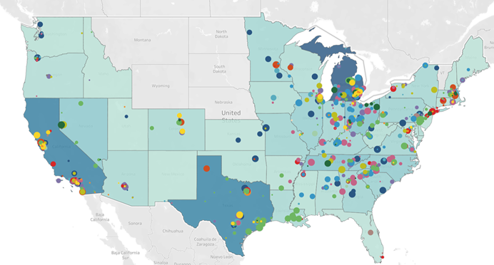 Medium and heavy duty emission vehicle supply chain businesses map Medium and heavy duty emission vehicle supply chain businesses map