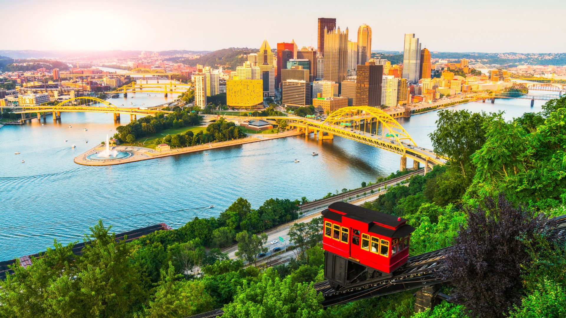 The Pittsburgh skyline