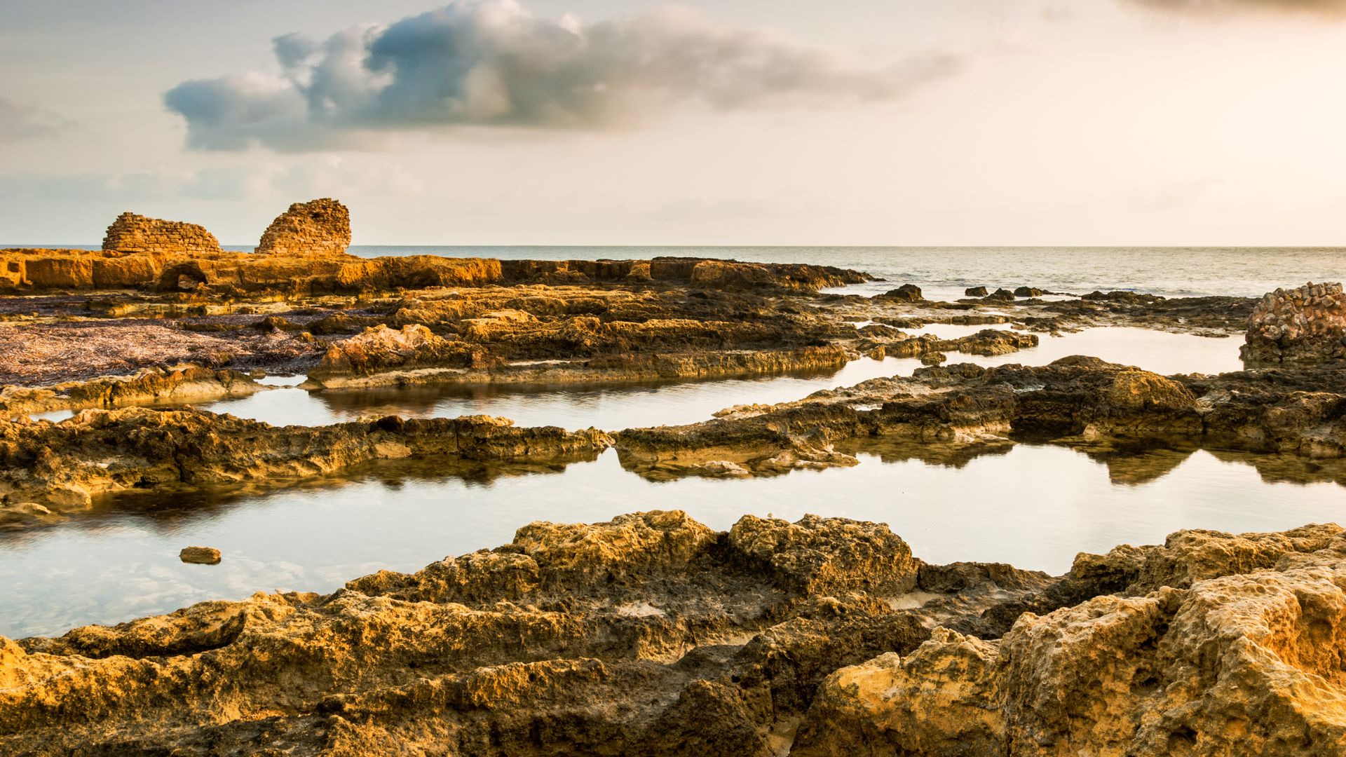 Rock pools, which are basically just some rocks with water in and around them. They really nailed the name on this one.