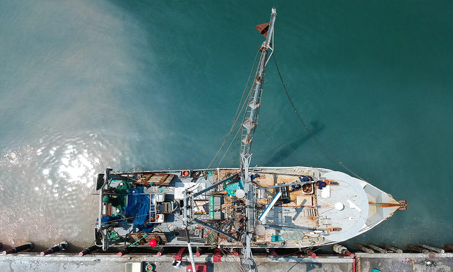 Electronic monitoring fishing systems being testing on the Noah’s Ark boat in Northern California