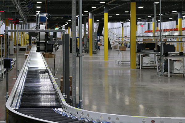 Inside REI's distribution center Inside REI's distribution center