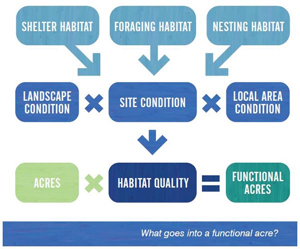 Functional acre for Grouse Functional acre for Grouse