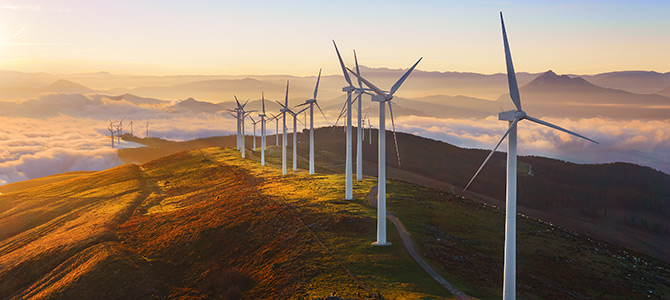 landscape with wind turbines landscape with wind turbines