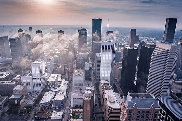 View of Houston skyline