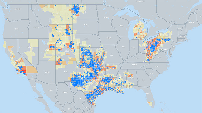 U.S. map showing where the rollbacks would weaken standards U.S. map showing where the rollbacks would weaken standards