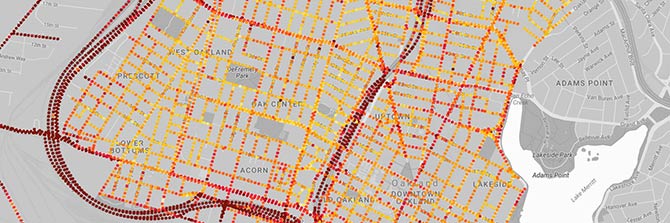 West Oakland map West Oakland map