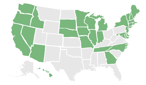 wind and solar jobs map