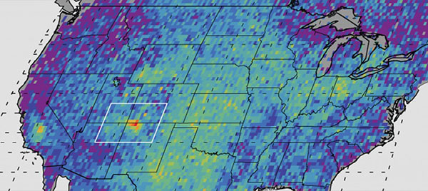 Map of hot spots