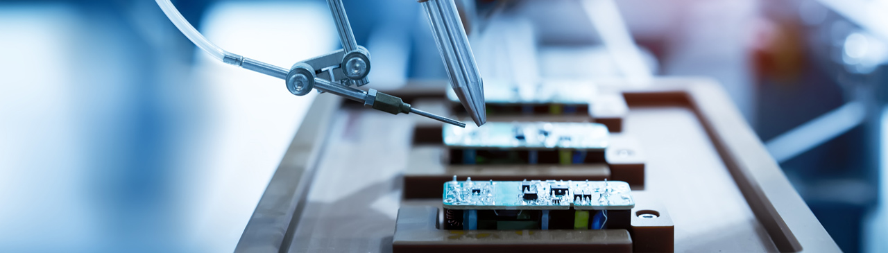 Automated equipment etching microchips