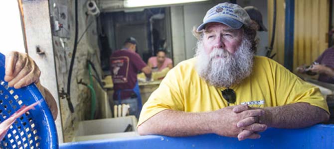 Gulf of Mexico fisherman Buddy Guindon