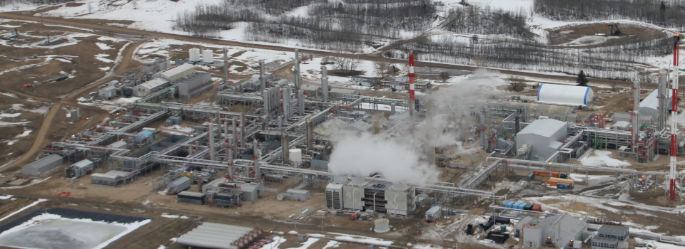 Oil and gas facility in Canada