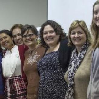 Attendees at EDF Leadership Academy in Visalia, California