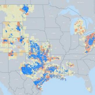 U.S. federal methane map