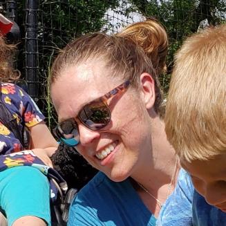 EDF's Amanda Leland and her kids