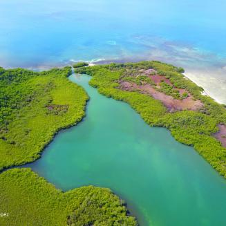 land next to ocean