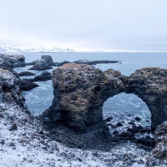 Beautiful coastal scenery in Iceland