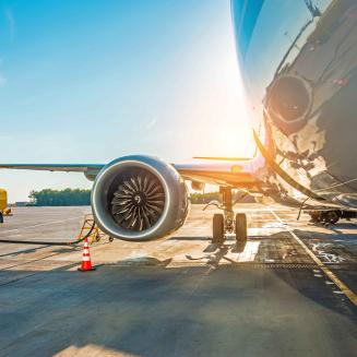 Airplane on the tarmac