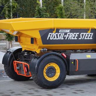 cart that carries fossil-free steel