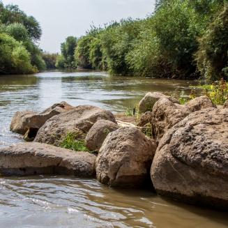 Rocks in the River Jordan