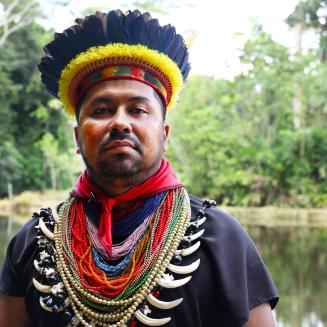 A’i Cofán leader Ramiro Ortiz headshot