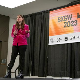 Ilissa Ocko on stage during SXSW