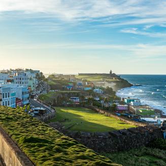 Coastal view of San Juan, Puerto Rico