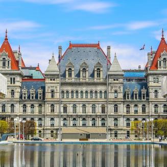 photo of New York state capitol building