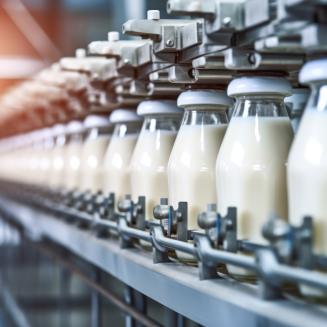 Milk bottling machine