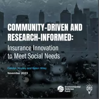 Cover image for report on insurance innovation to meet social needs