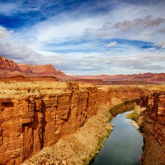 View from the bridge over Marble Canyon on US 89A