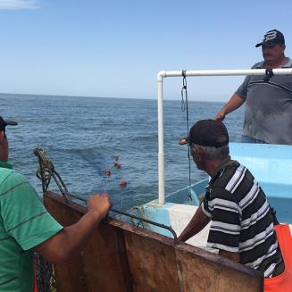 Curvina fishers in Golfo de Santa Clara, Sonora, Mexico.