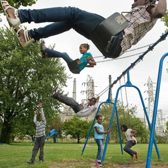 Communities of color and low-income communities are more likely to be situated near power plants other sources of air pollution.