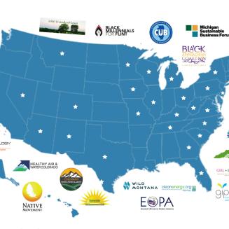 Map of 2023 EDF SOA grantees