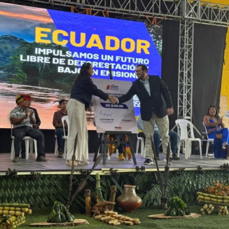Ecuador announcing milestone in halting tropical deforestation at conference