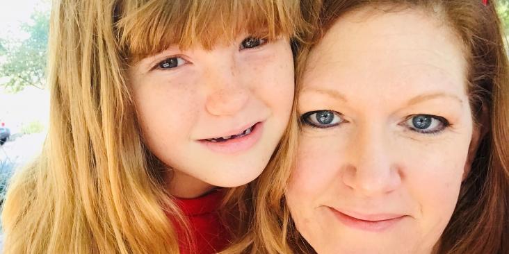 Celerah Hewes of Moms Clean Air Force and daughter