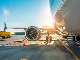Airplane on the tarmac