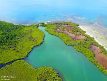 land next to ocean