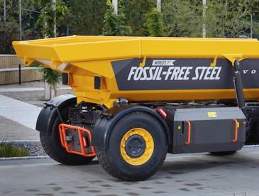 cart that carries fossil-free steel