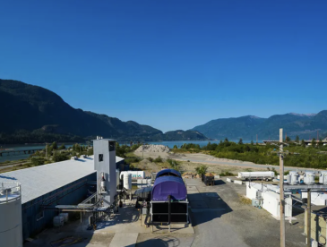 Carbon Engineering's direct air capture pilot plant in Squamish, British Columbia