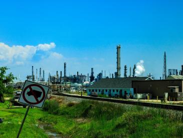 Establishing shot of Caner Alley in New Orleans, Louisiana.